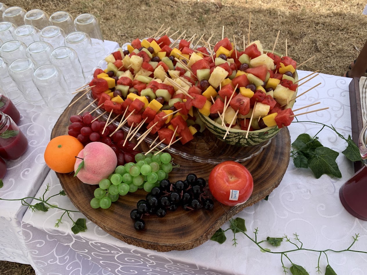 Fresh fruit from Organic Basket