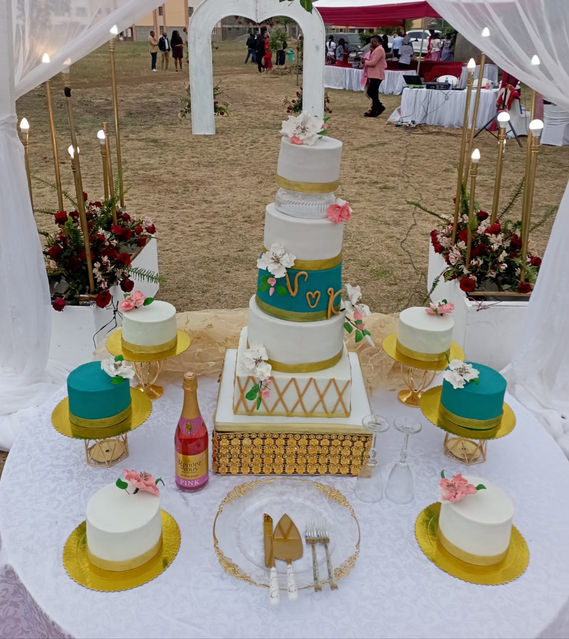 Wedding cake by Rustic Pastries